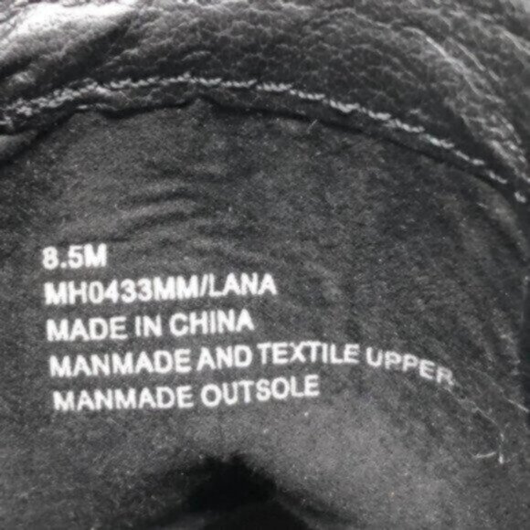 NEW MIA Black Ankle Combat Biker Boots Size 8.5 - Picture 7 of 8